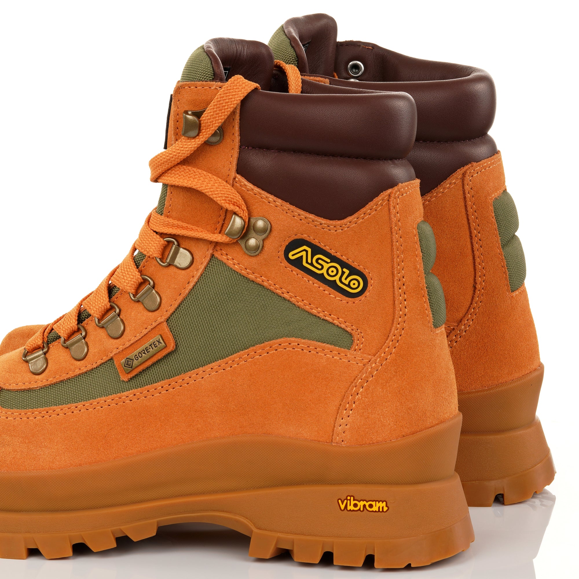 WOMENS ASOLO SWAMP GTX, TAN - GREEN