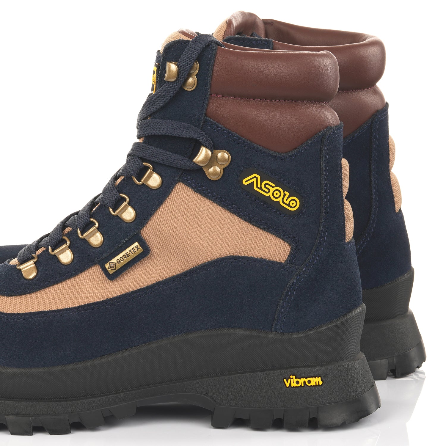 WOMENS ASOLO SWAMP GTX, NAVY - BEIGE