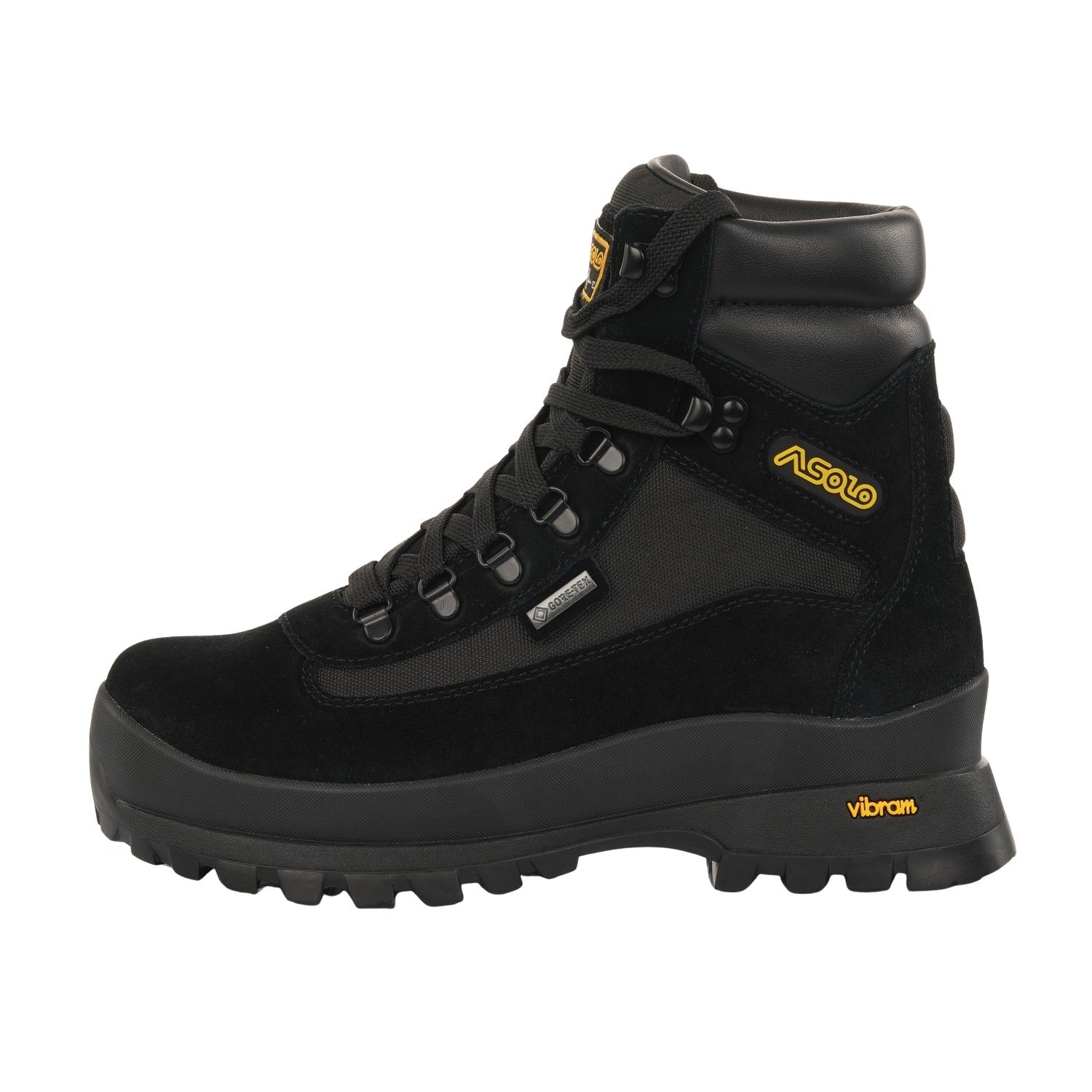 WOMENS ASOLO SWAMP GTX, JET BLACK