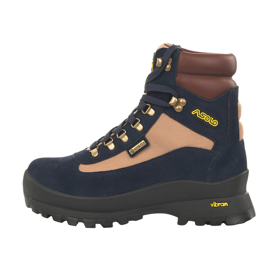 WOMENS ASOLO SWAMP GTX, NAVY - BEIGE